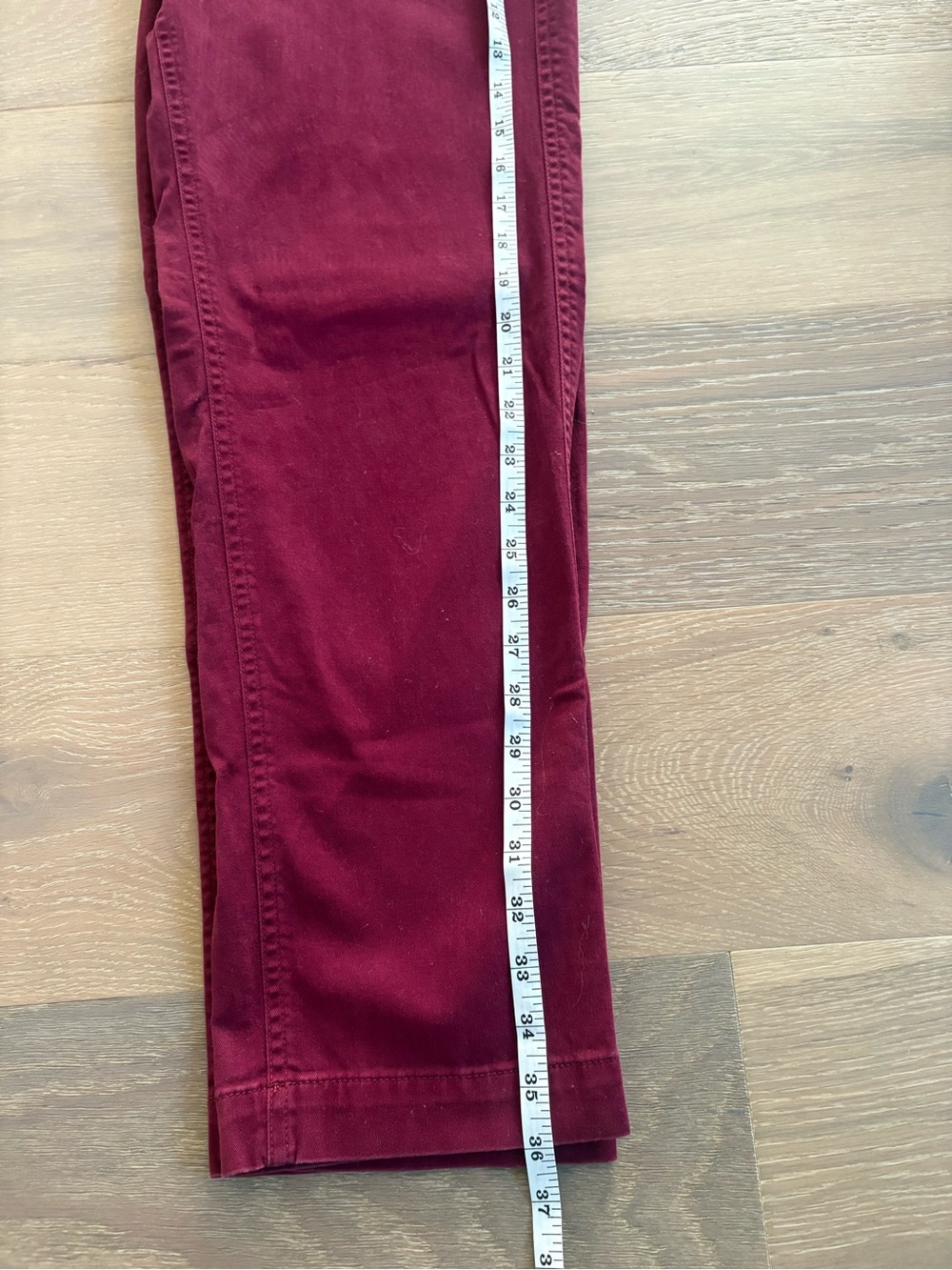 J. Crew Women’s Burgundy Chino Pants - Picture 6 of 7